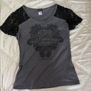 Harley-Davidson US 129 Dragon Tallassee, TN Women's Tee sz small like new
